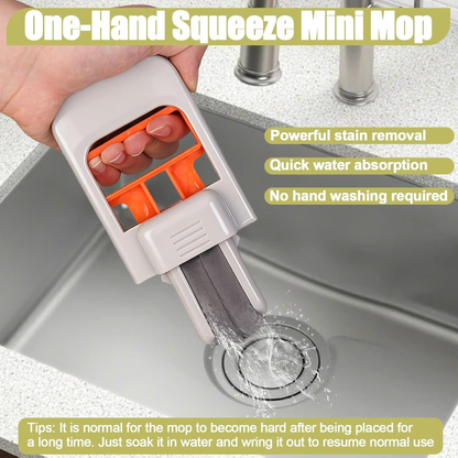 AquaSwipe™ | Mini Fregona Multiusos